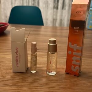 Snif “Me” perfume mini 10ml plus Vanilla Vice 2ml sample